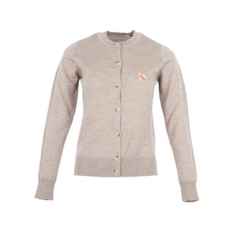 Maison Kitsun&eacute; Dames, Truien, Beige, Maat: XS