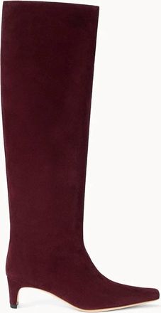 Staud Womens Wally Boots In Syrah