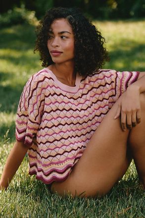 L*Space Sun Chaser Crochet Crop Top
