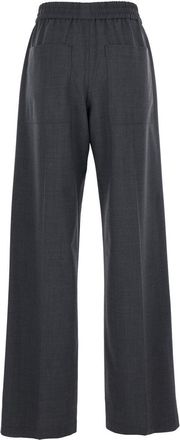 Brunello Cucinelli Womens Trousers Stretch Wool Grey Blend