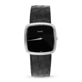 Piaget Pre-owned Piaget Vintage Black Dial Ladies Watch 9771