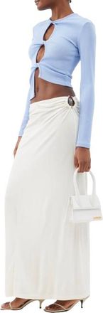 CHRISTOPHER ESBER White Orbit Skirt Size S