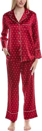 Petite Plume 2Pc Silk Pajama Set