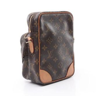 Louis Vuitton Pre-owned Cross Body Bags, female, Brown, Size: ONE SIZE Pre-owned Canvas Cross Body Bag