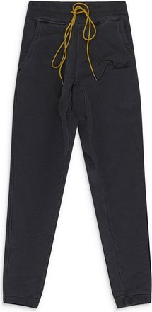 Rhude Black Script Logo Jogger Sweatpants