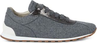 Brunello Cucinelli Sneakers in pelle - Grigio
