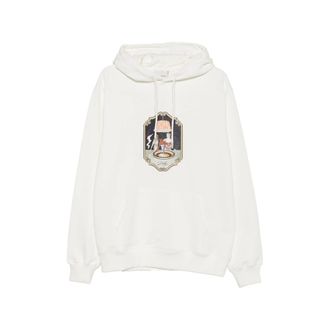Dr&ocirc;le de Monsieur Graphic-print Drawstring Hoodie