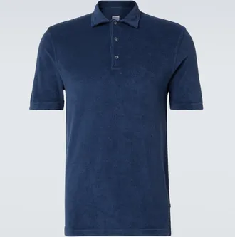 Fedeli Cotton terry polo shirt