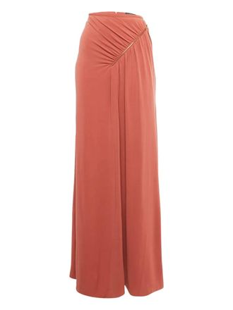 Cavalli ruched zip skirt - Orange
