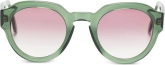 Andy Wolf round-frame sunglasses - Green