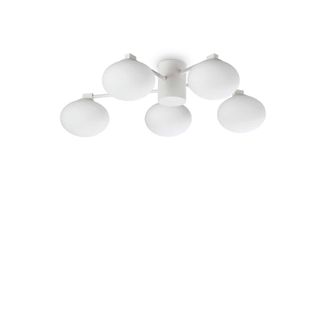 Netlighting Hermes 5 Light 60cm Globe Ceiling Light White