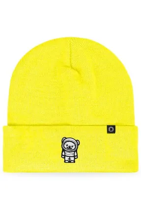 Dalix Ice Bear Beanie in Neon Yellow at Nordstrom