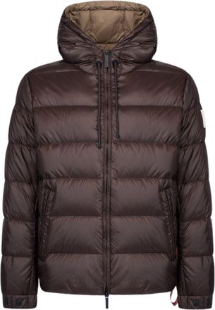 Afterlabel Verbier Short Quilted Glossy Nylon Down Jacket