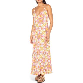 Roxy Lost Paradise Print SUndress in Aragon at Nordstrom Rack, Size Xx-Large