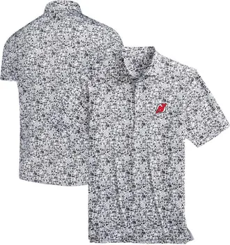 Johnnie-O Mens johnnie-O Black/White New Jersey Devils Slapshot Polo at Nordstrom, Size Xx-Large