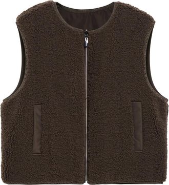 Comma Outdoor-Weste - Dames - Jassen - Bruin - Maat: M