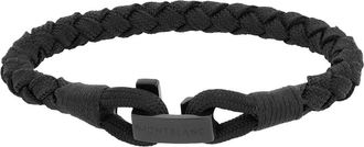 Montblanc Montblanc T-Hook Bracelet in Black Nylon & Stainless Steel, Size 68