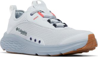 Columbia Mens Castback PFG Water Shoe, Cirrus Grey/Sunset Red, 7 Wide