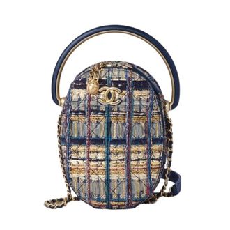 Chanel Pre-owned Egypt Minaudi&egrave;re Clutch on Chain - Dames - Pre-owned - Veelkleurig - Maat: ONE Size Leer