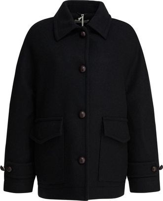 Circolo 1901 Jacket met zakken - Dames - Zomerjassen - Zwart - XS - Wol - Jassen