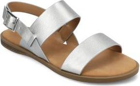 Journee Collection Lavine Sandal - Wide Width in Silver at Nordstrom Rack, Size 8.5
