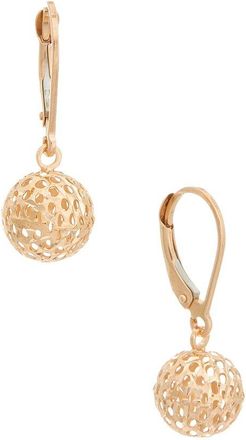 Italian Gold, Inc 10K Rose Gold 9.5Mm Pierced Ball Earrings