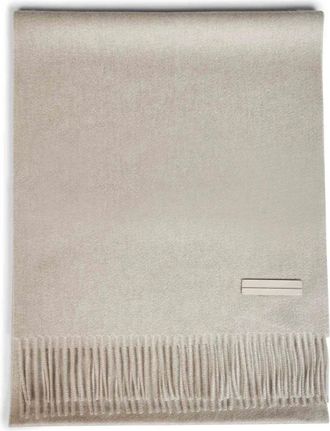 Ermenegildo Zegna Oasi Cashmere Sjaal - Heren - Accessoires - Beige - Maat: ONE Size Kasjmier