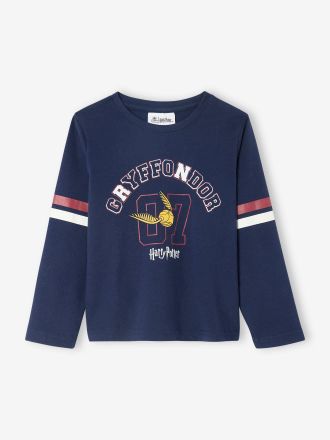 Harry Potter Jungen Shirt HARRY POTTER mit Kontraststreifen marine