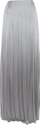Alberta Ferretti Gonna - Dames - Maxi Rokken - Grijs - M - Rokken