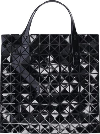 Bao Bao Issey Miyake Black Prism Geometric Panel PVC Tote Bag