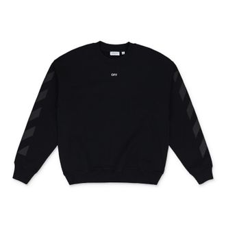Off-white Black Cornely Diagonal Crewneck