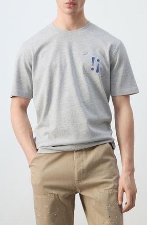 Mango x Fantastic Man! Graphic T-Shirt in Medium Heather Grey at Nordstrom, Size X-Large