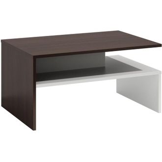 OEM Tavolino Da Soggiorno Ola Wenge Bianco 100x48x50