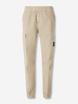 Stone Island Cotton Cargo Trousers