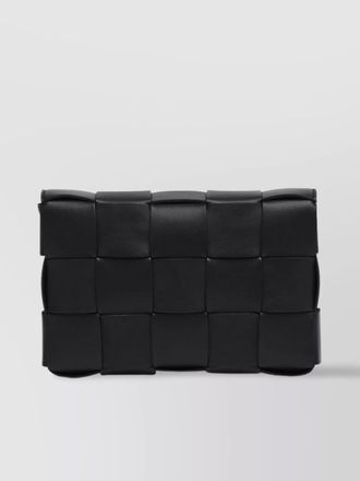 Bottega Veneta woven rectangular shape shoulder bag with adjustable strap