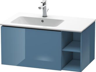 Duravit Duravit L-cube Mueble De Pared 82,0 X 48,1 Cm, 1 Extra&iacute;ble, Estanter&iacute;a Lateral, Para Me By Starck 234583 Lavabo A La Izquierda, Color: Laca De Alto Br