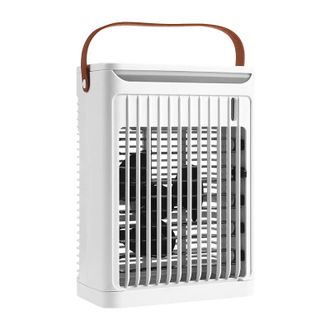 Angel Cerd&aacute; Aire Acondicionado Port&aacute;til, Mini Ventilador Personal, 5 Velocidades De Viento, Aire Acondicionado Evaporativo De 680 Ml, 7 Luces Led (blancas)