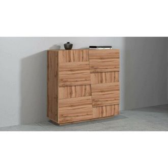 Dmora Armadio multiuso 2 ante Zulimo, Mobile multifunzione, Armadietto a 2 ante, 120x44h126 cm, Rovere, con imballo rinforzato - Dmora