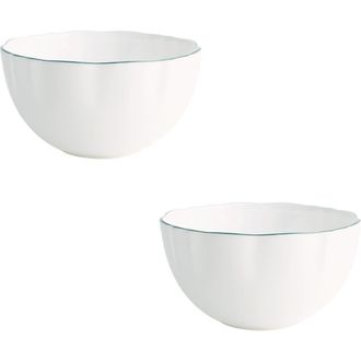 Twig New York Amelie Set of 2 Fruit, Nut & Rice Bowls in Forest Green at Nordstrom