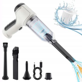 OEM Aspiradora Port&aacute;til Inal&aacute;mbrica Para Coche Y Hogar, 2 En 1