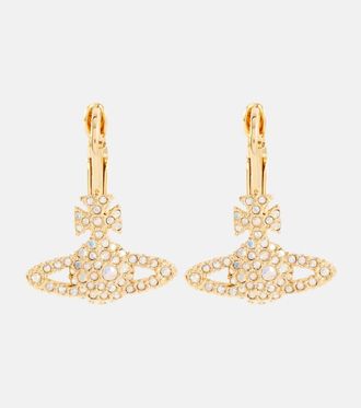 Vivienne Westwood Lee Orb Earrings ピアス Vivienne Westwood Embellished Orb-plaque Earrings | Silver