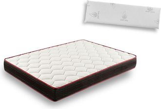 HOGAR 24 Ct94- Colch&oacute;n Viscoel&aacute;stico 105 X 180 Cm + Almohada Viscoel&aacute;stica 100%, Extra Confort, Reversible (verano-invierno) Con Tejido 3d Y Aloe Vera