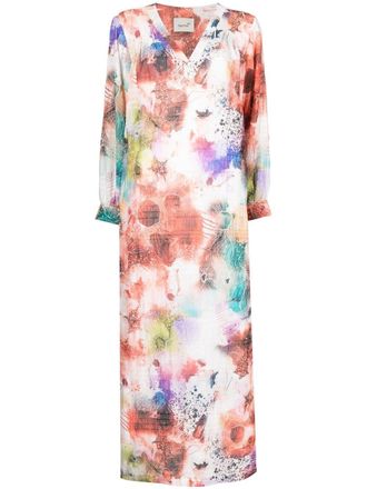 Bambah Maxi-jurk met bloemenprint - Veelkleurig
