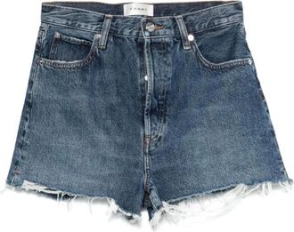 Frame Denim Denim Shorts, female, Blue, Size: W26 THE Dare Short Habit