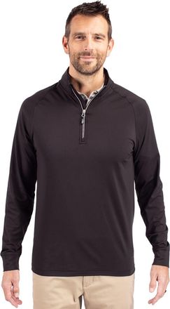 Cutter & Buck Adapt Eco Knit Stretch Recycled Mens Quarter Zip Pullover