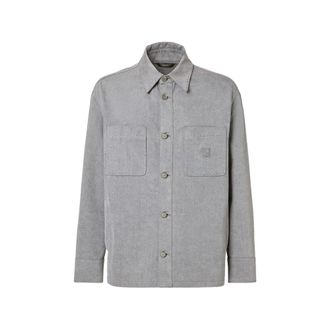 Fendi Logo-appliqu&eacute; Shirt Jacket