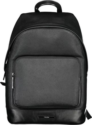 Calvin Klein Zwarte Polyester Rugzak met Laptopvak - Heren - Rugzakken - Zwart - ONE Size - Polyester - Tassen
