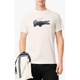 Lacoste Logo Graphic T-Shirt in Lapland at Nordstrom, Size 8
