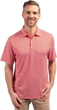 Cutter & Buck Forge Eco Double Stripe Stretch Recycled Mens Polo