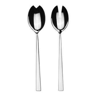 Mepra Atena Salad Serving Set - 2 Pieces in Silver at Nordstrom